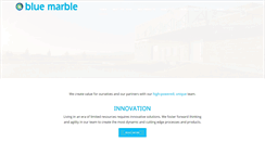Desktop Screenshot of bluemarblebio.com