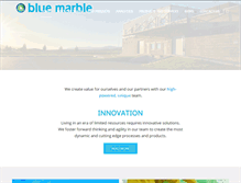 Tablet Screenshot of bluemarblebio.com